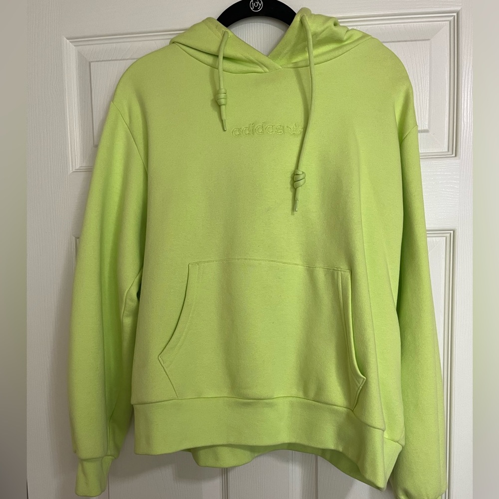 COPY - ASOS lime green adidas hoodie